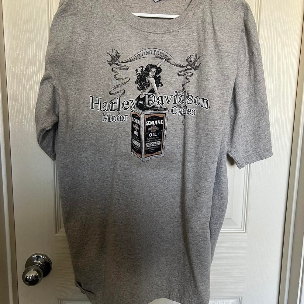 Harley Davidson grey tee